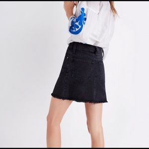 Madewell Mini Denim Skirt